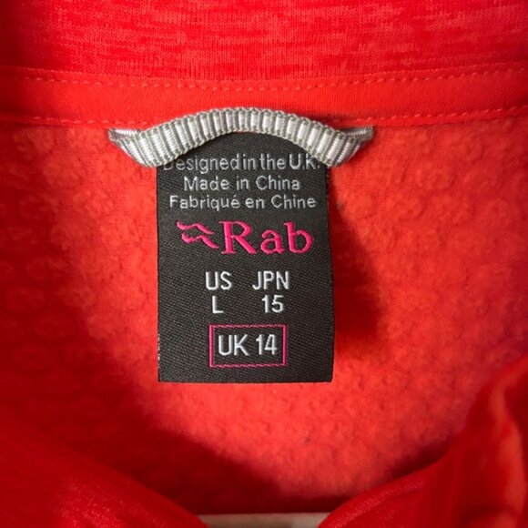 Red Quarter-Zip Women's Top - Picture 2 of 8